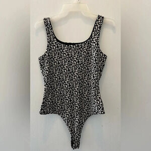 Banana Republic black and white bodysuit
